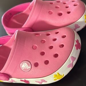 Disney light up Minnie mouse crocs